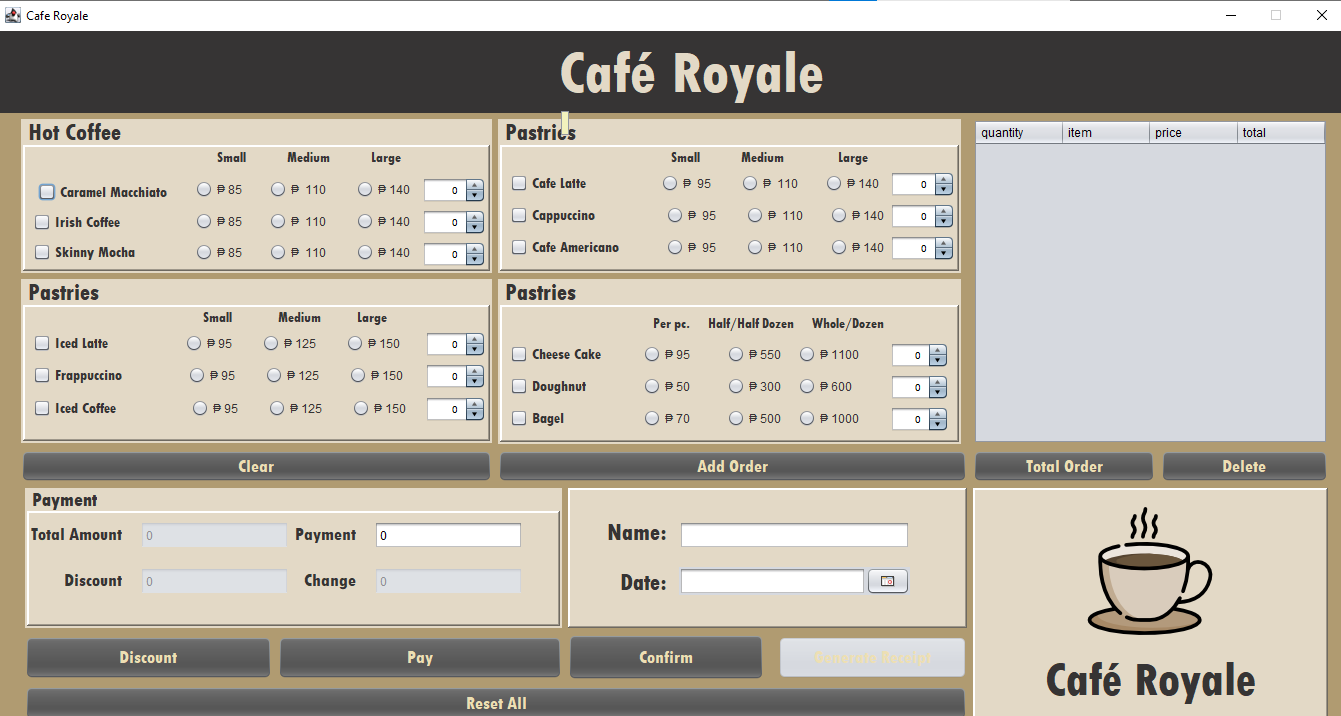POS Project Screenshot